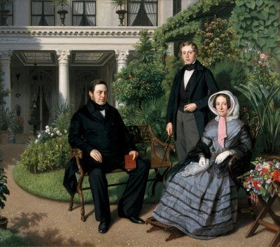 Ritratto della famiglia Metelerkamp da Johan Heinrich Neuman